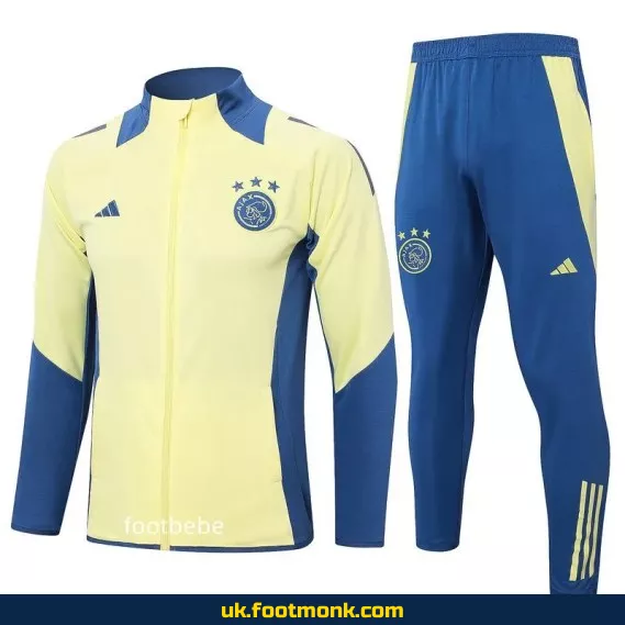 Ajax 2024 2025 light yellow home kit.