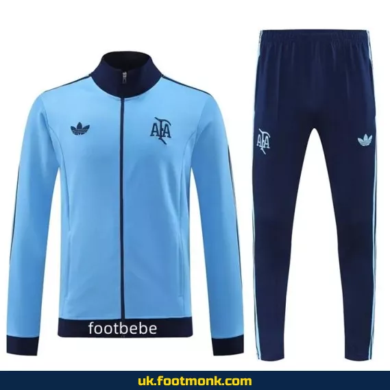 Argentine team jacket 2024 2025 blue retro version.