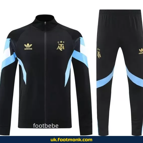 Argentine suit jacket 2024 2025 black retro version.
