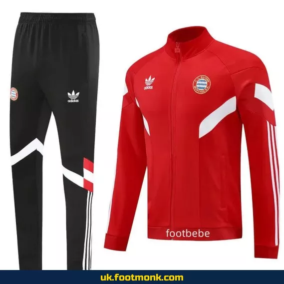 Bayern Munich 2024 2025 red black home kit.