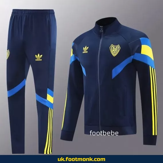 Boca Juniors 2024 2025 royal blue tracksuit.