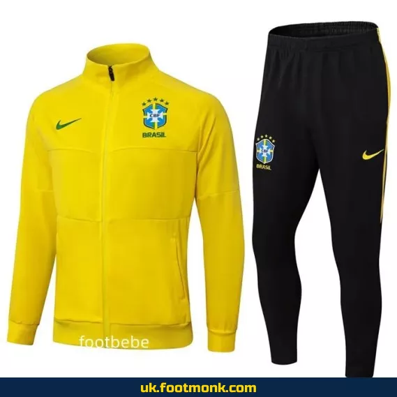 Brazil 2025 2026 yellow team jersey set.