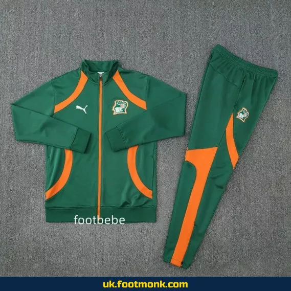 Ivory Coast 2025-2026 home kit green.
