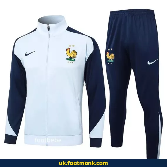 Team jacket France 2024 2025 White.