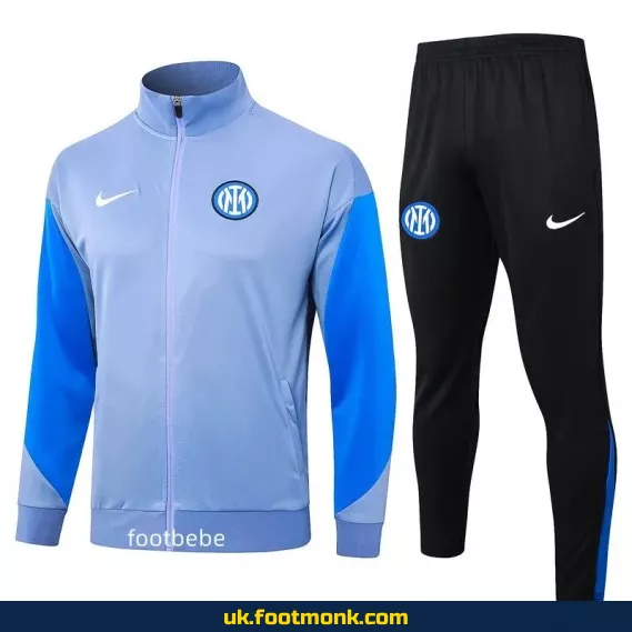 Inter Milan 2024 2025 gray tracksuit.