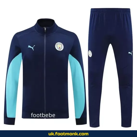 Manchester City 2024 2025 royal blue home kit.