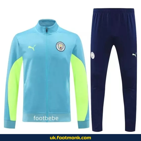 Manchester City 2024 2025 blue home kit.