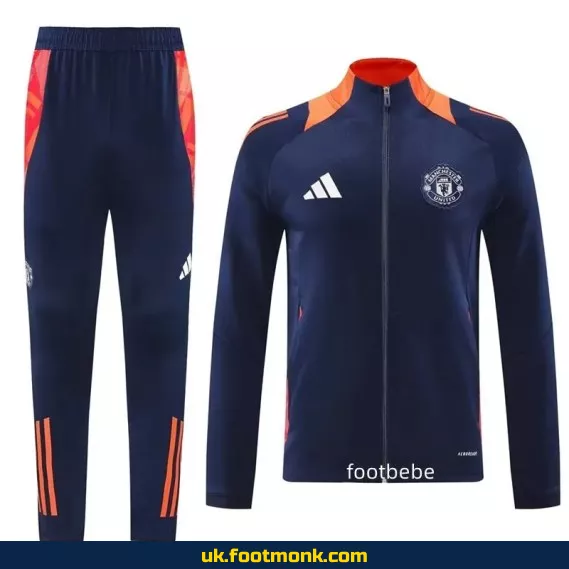 Manchester United 2024 2025 royal blue jacket set
