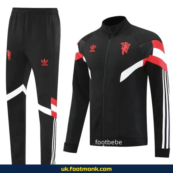 Manchester United 2024 2025 black away kit.