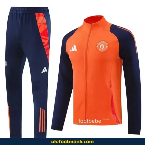 Manchester United 2024 2025 orange away kit.
