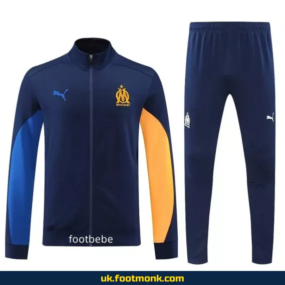Royal blue Marseille 2024 2025 set jacket.