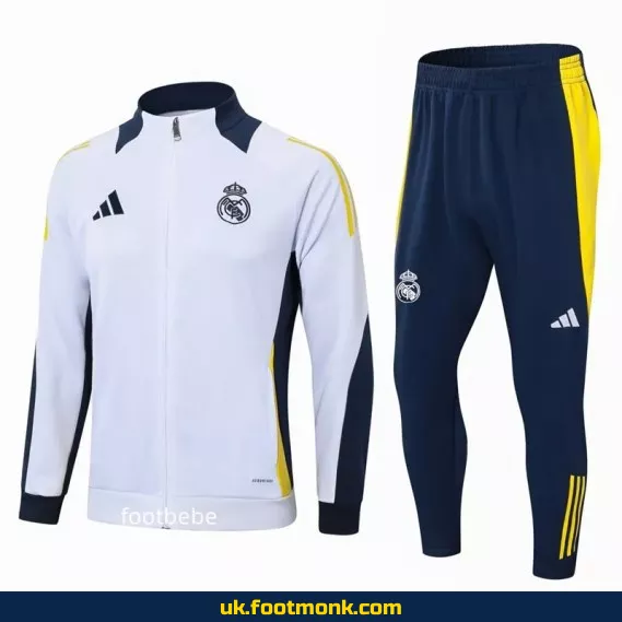 Real Madrid 2024 2025 white home kit.