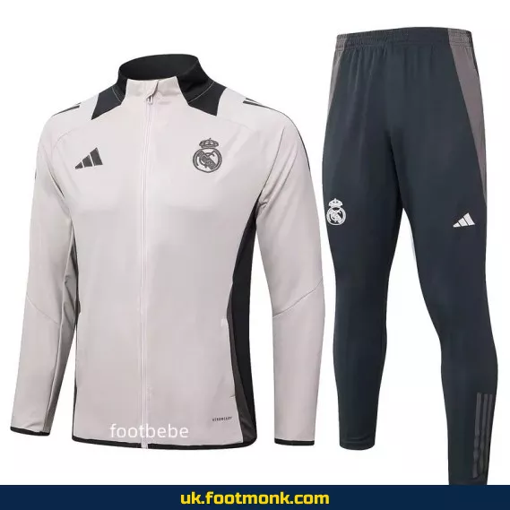 Real Madrid 2024 2025 apricot tracksuit.