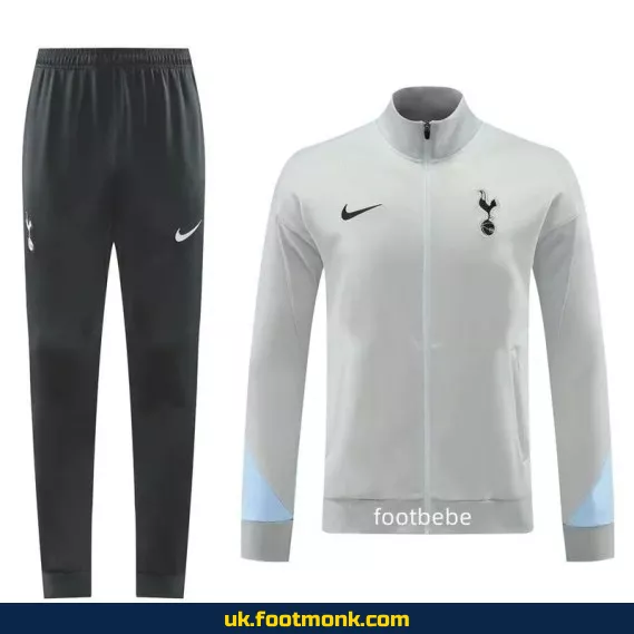 Tottenham 2024 2025 gray tracksuit.