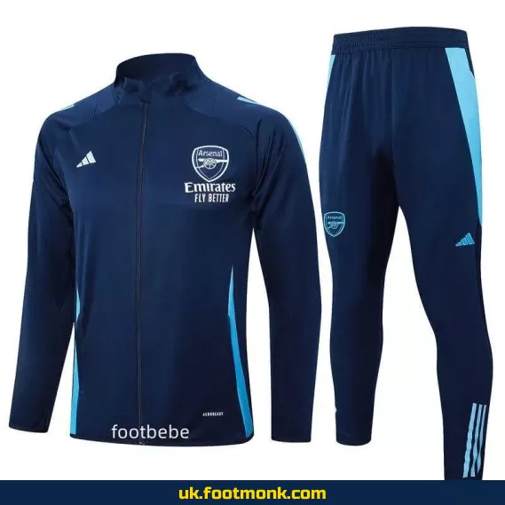 Arsenal 2024 2025 men's royal blue home kit.