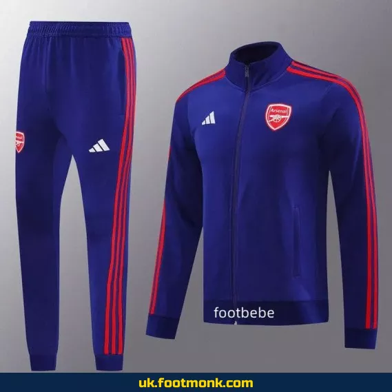 Arsenal 2024-2025 away kit blue colorful.
