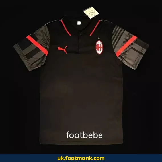 AC Milan 2023 2024 Polo Black Jersey