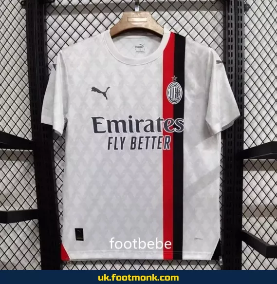 AC Milan 2023 2024 away white jersey.