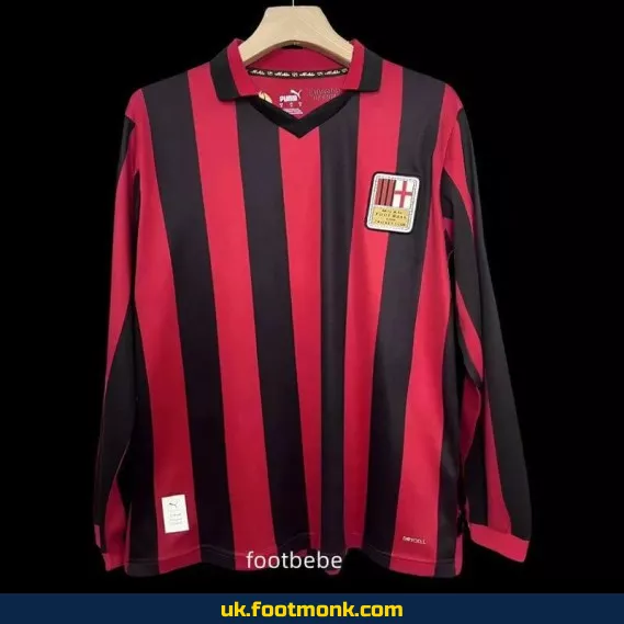 AC Milan 2024 125th anniversary long-sleeve jersey.