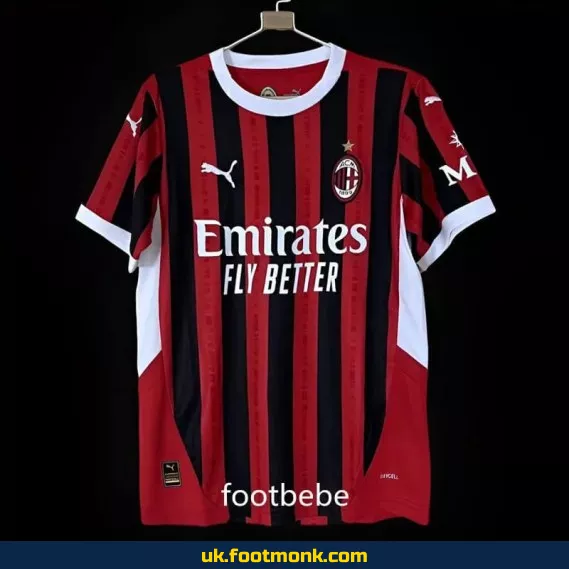 AC Milan 2024-2025 home jersey.