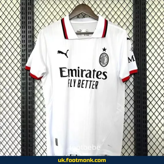 AC Milan 2024 2025 away white jersey.