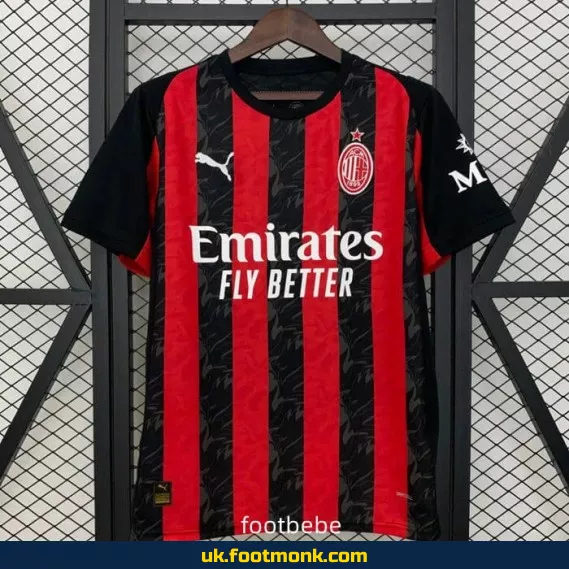AC Milan home jersey 2025 2026.