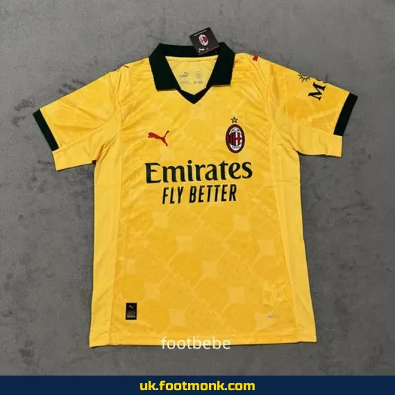 AC Milan 2025-2026 yellow jersey.