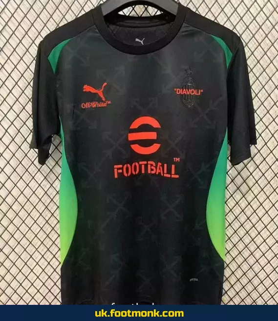 AC Milan 2025-2026 black jersey Special edition.