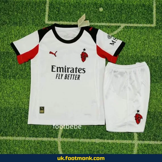 AC Milan Kids Jersey 2025 2026 White.