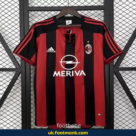 AC Milan Vintage Home Jersey 2003-2004.