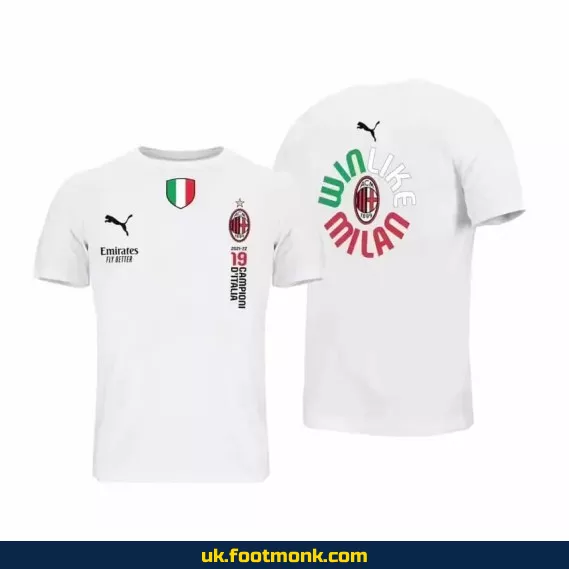 AC Milan jersey Win Like 19 Champions White.