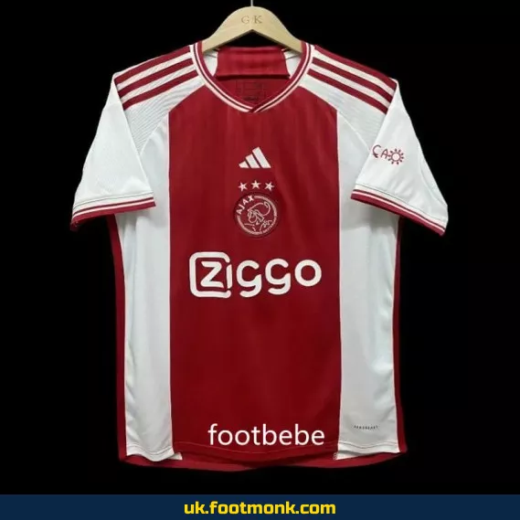 Ajax home jersey 2023 2024.