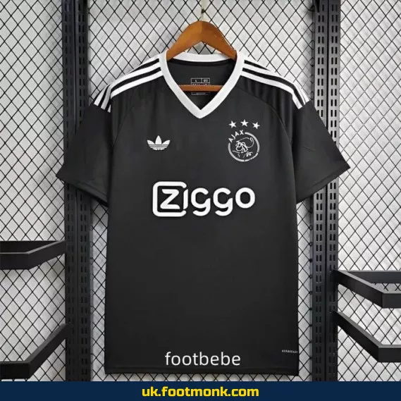Ajax 2024 2025 training jersey black.