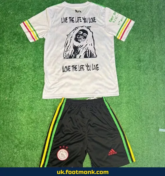 Ajax Kids Vintage Jersey 2021 2022 White.
