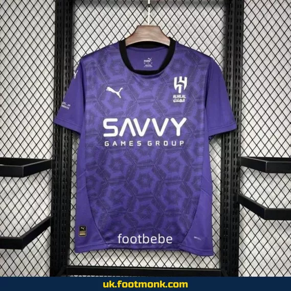 Al-Hilal Saudi 2024-2025 Third Violet Jersey.