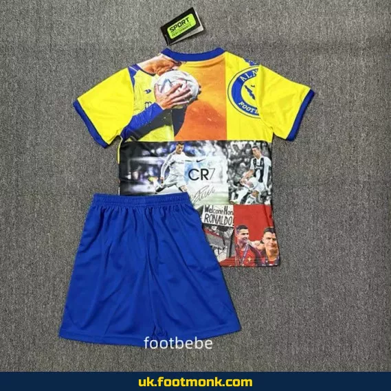 Al-Nassr Kids Jersey 2025 2026 CR7 Special Edition B.