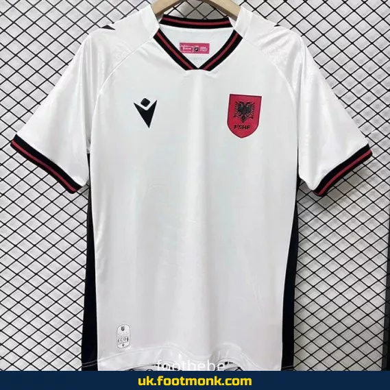 Albania jersey 2025 2026 white.