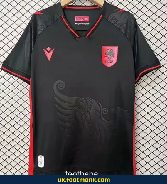 Albania jersey 2025 2026 black.