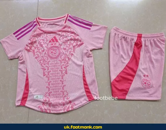 Algeria jersey child 2024 2025 pink.