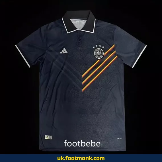 Germany 2024 polo shirt black.