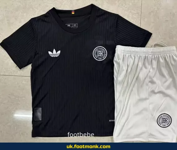 Germany jersey kids 2024 125 years black.