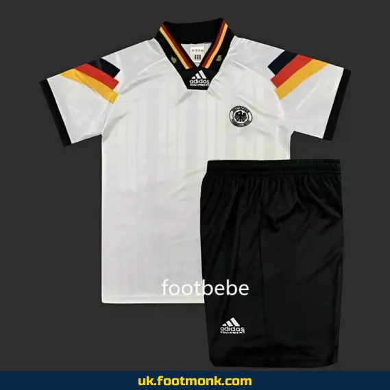 Germany 1992 vintage home jersey for kids.