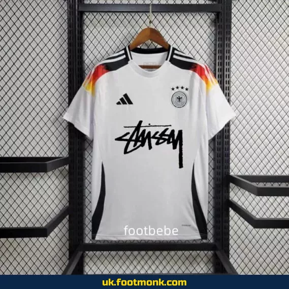 Germany jersey Stussy 2024 home White.