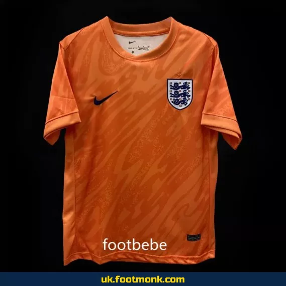 England 2024 goalkeeper jersey orange.
