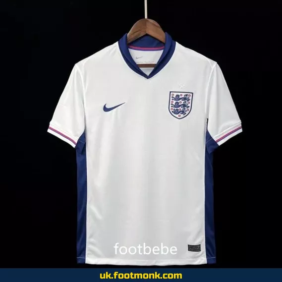 England Euro 2024 home white jersey.