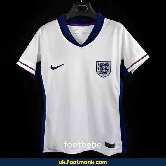 England Women's Euro 2024 home jersey White.