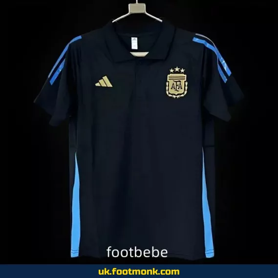 Argentina 2024 jersey navy blue polo.