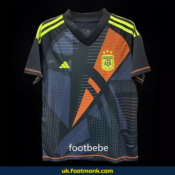 Argentina 2024 goalkeeper black jersey.