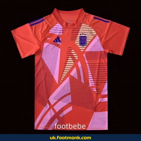 Argentina 2024 goalkeeper orange jersey.