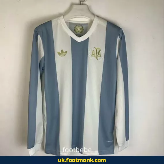 Argentina jersey 50 years 2024 2025 long sleeves.